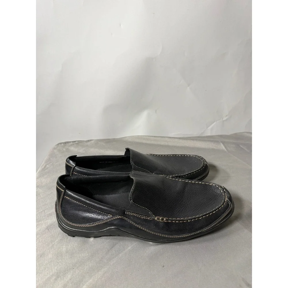 Cole Haan Grant Canoe Camp Moc Black Leather Loafers Mens 13M Slip On